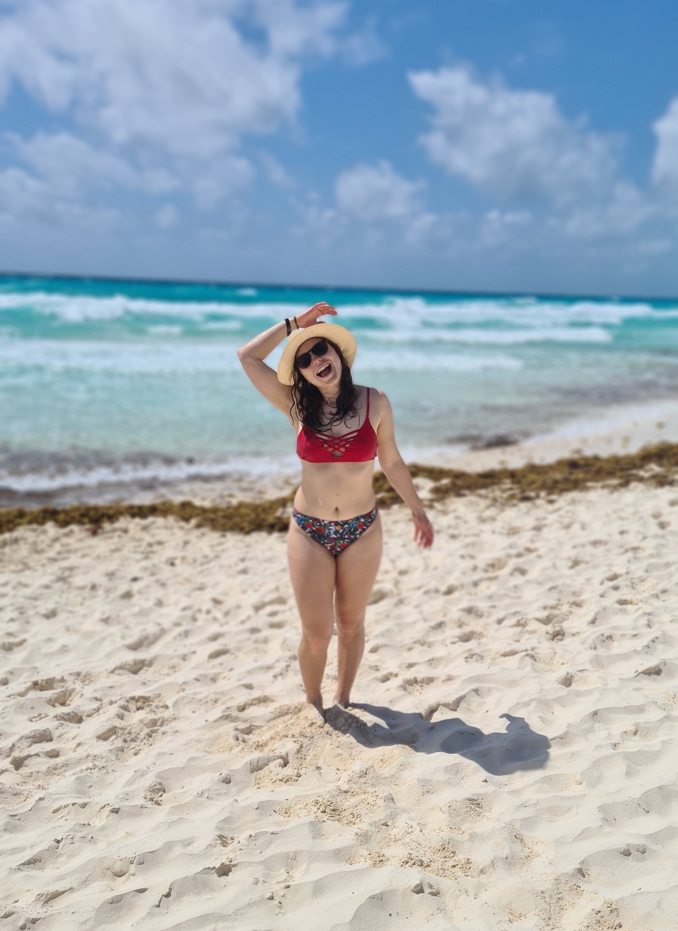 Cancun Strand Portrait Talja