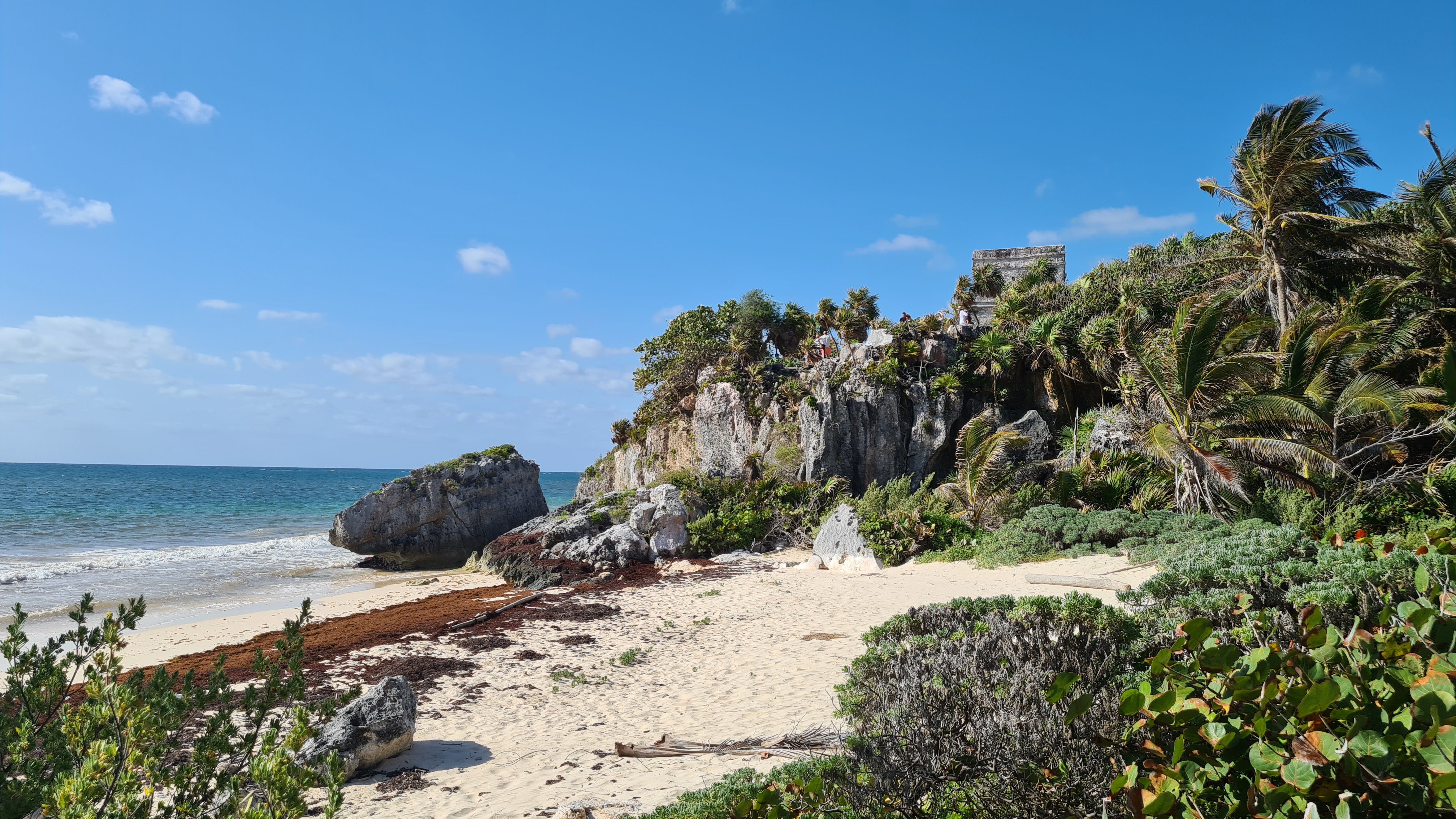 Tulum Küstenfelsen