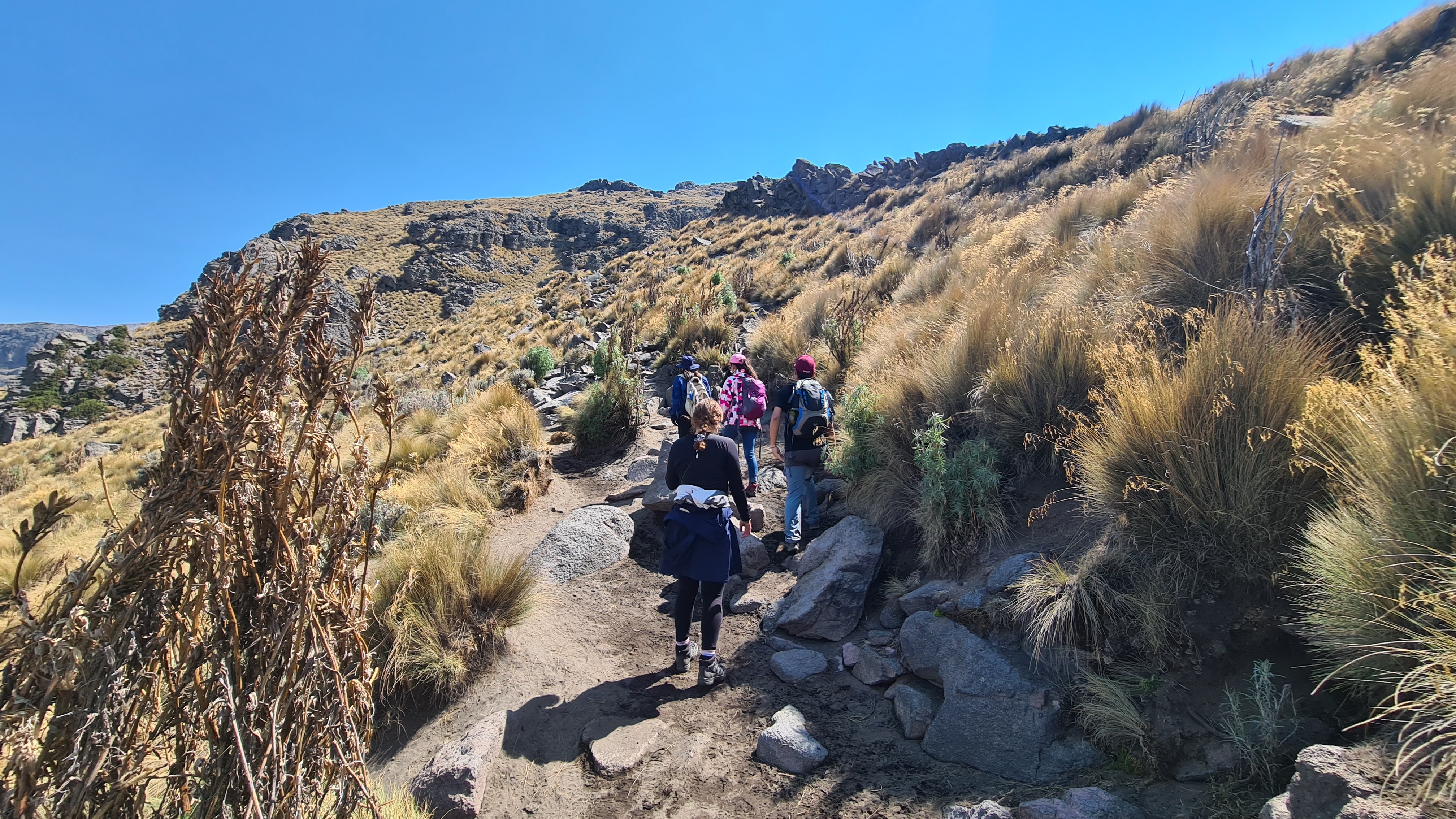Wandern am Izta