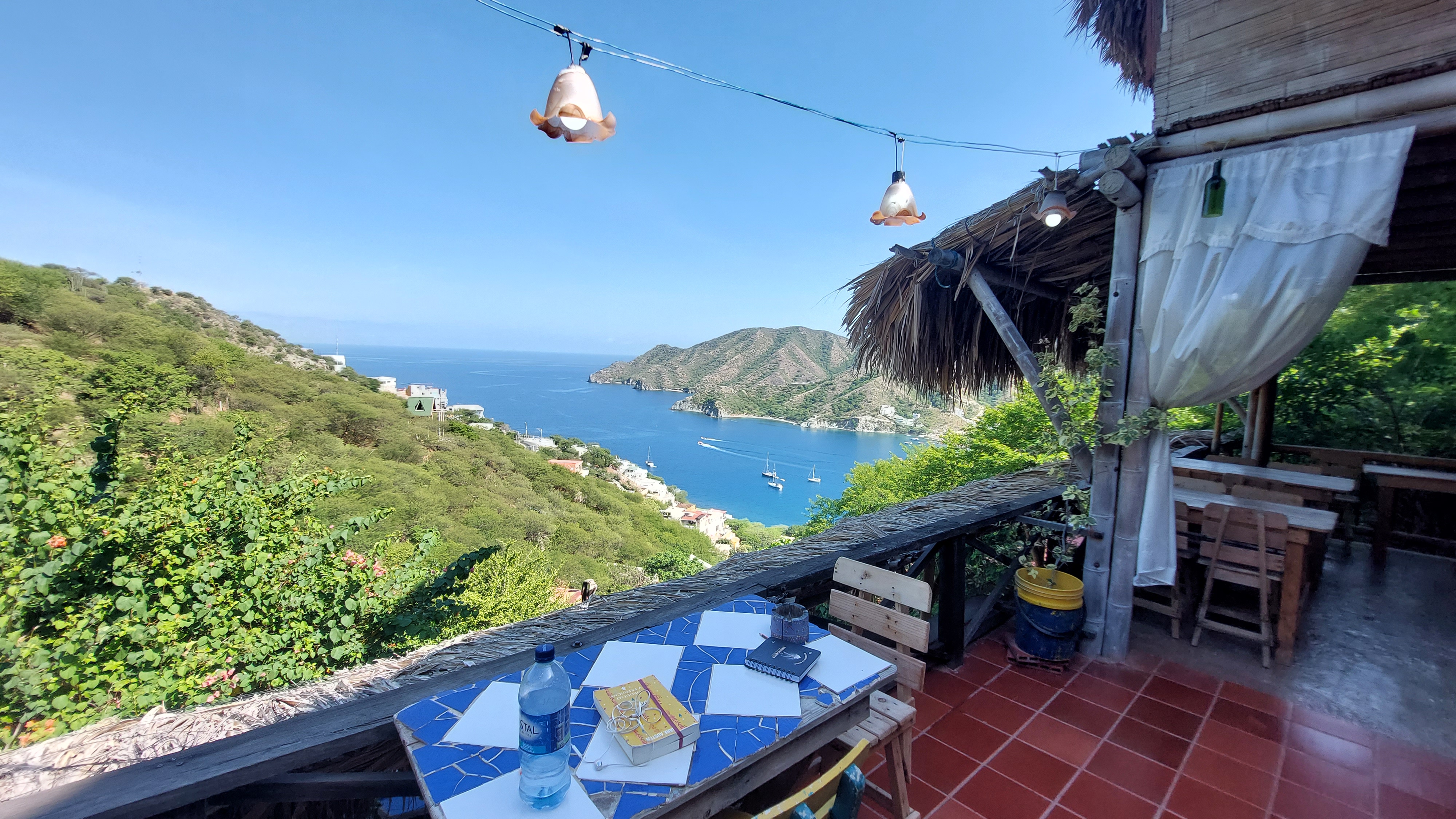 Taganga Hostelblick