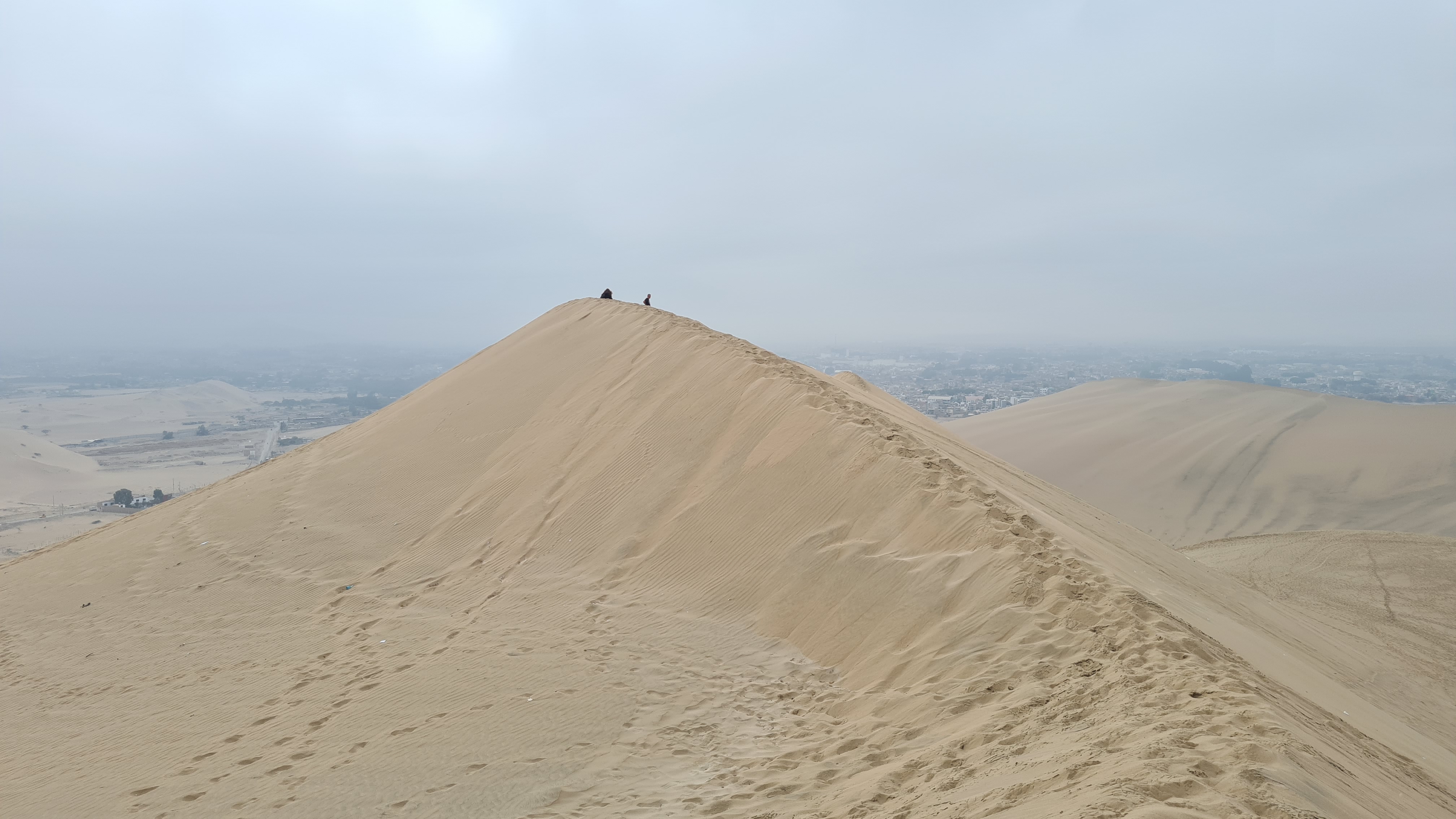 Düne hochwandern