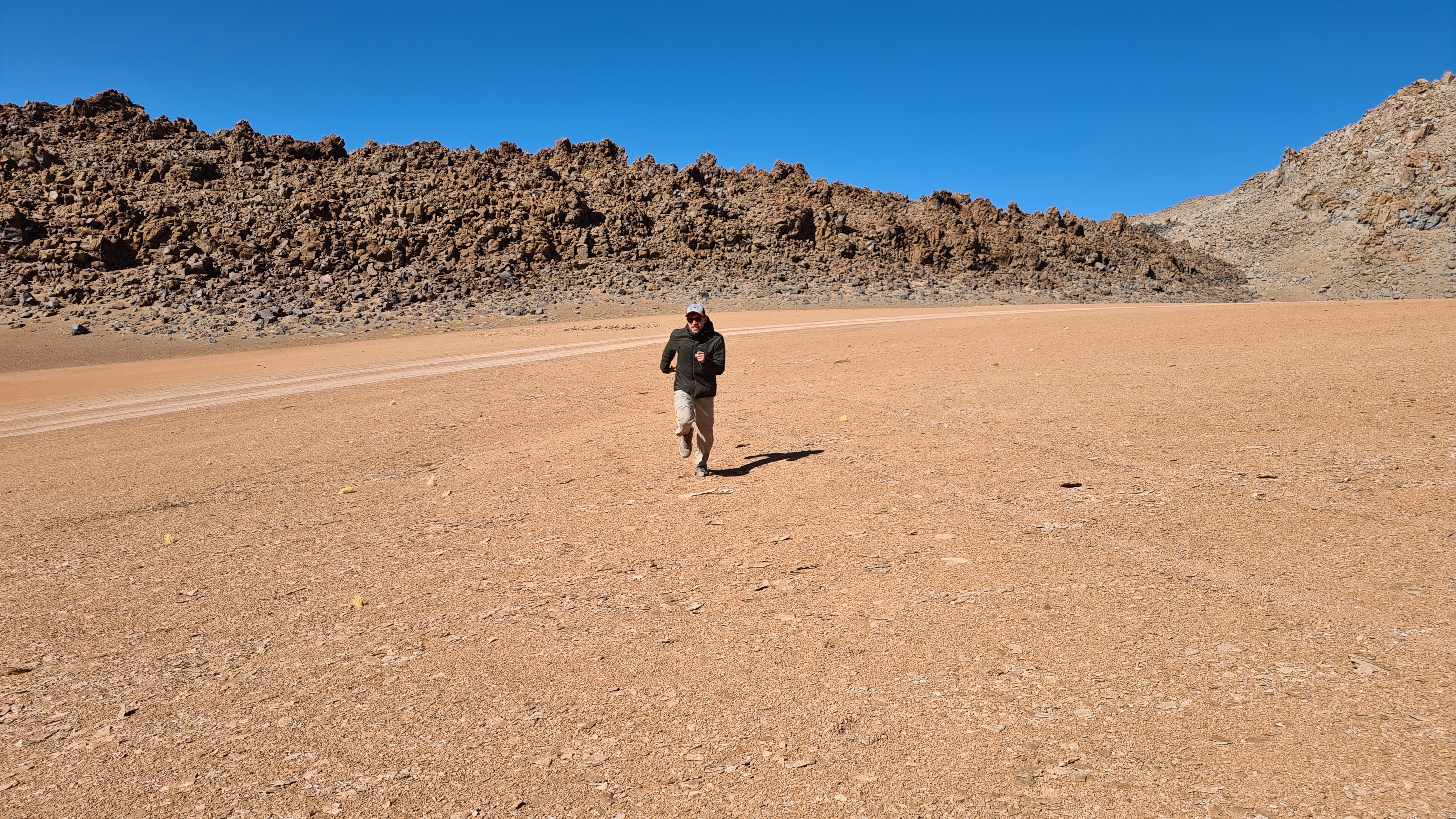 Rennen auf 4000 m Höhe