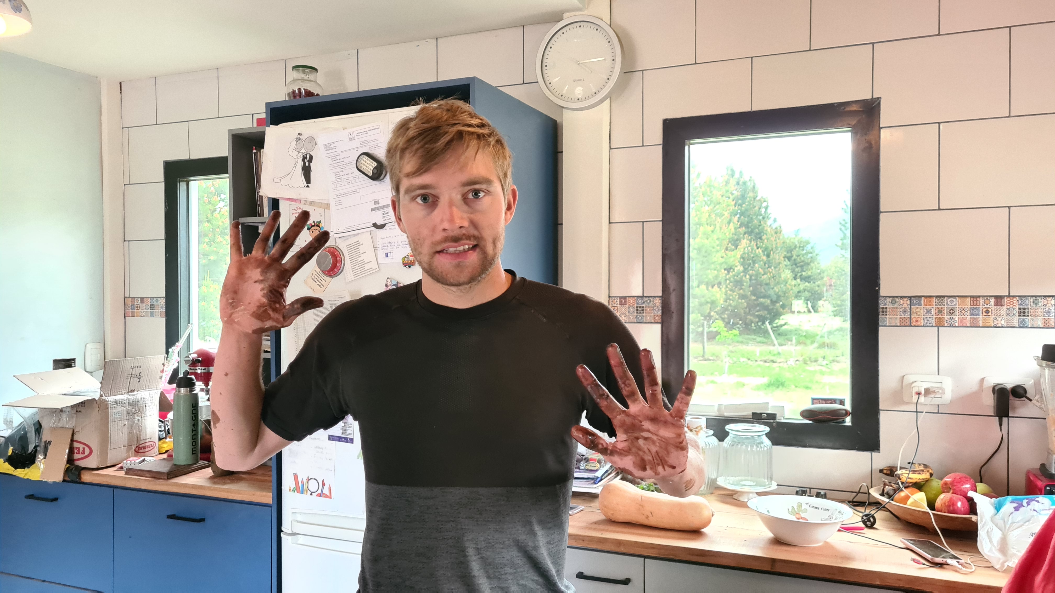 Braune Hände